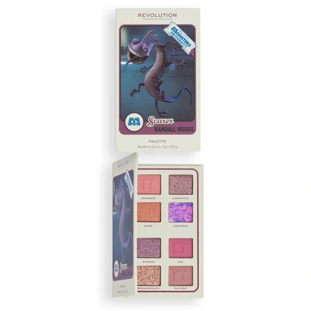 Makeup Revolution x Monsters University Card Eyeshadow Palette Randall Scare